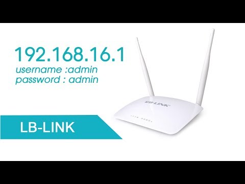 LB-Link: 192.168.16.1 | Login und Setup LB-Link WLAN-Router