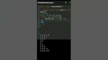 java numbers pattern  java pattern program