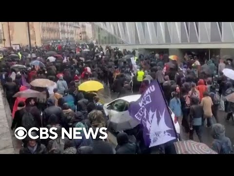 New round of protests sweep France over raising the retirement age