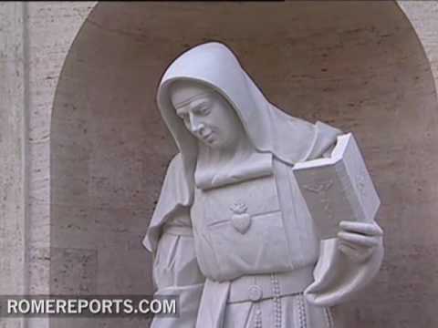 Benedicto XVI inaugura la estatua de Santa Rafaela Porras en el Vaticano