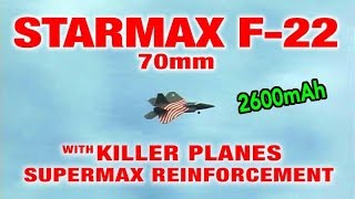 Starmax F-22 - Great RC Plane, Low Price -- Flying with a 2600mAh 4-Cell Li-Po
