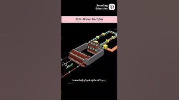3d Animation of Full Wave Rectifier #science #animation #physics