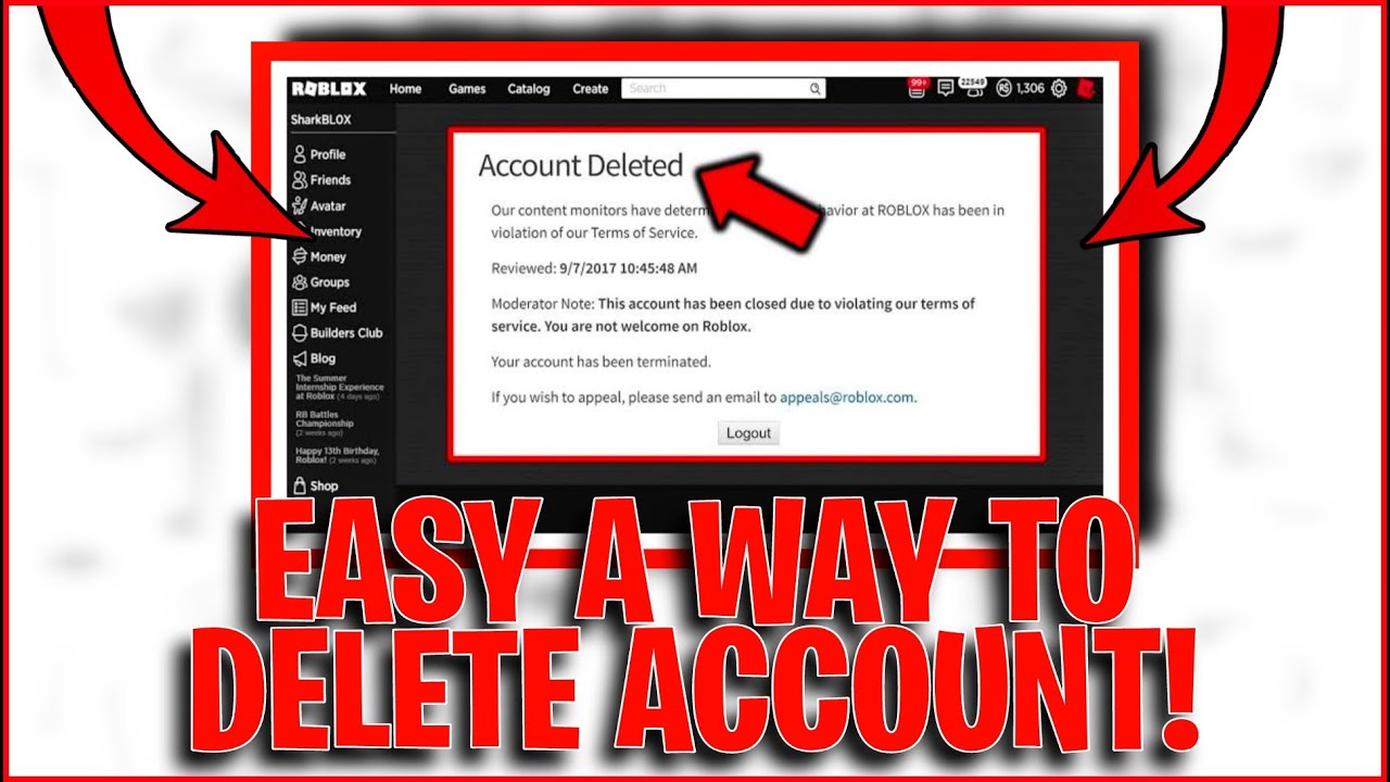 How To Delete Your Roblox Account in 23