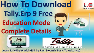 How to download and install Tally ERP 9 Software Full version for free