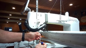 Changing Check Spring on Longarm with Electronic Tension Measurement