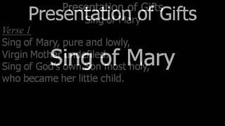 Video thumbnail of "Sing of Mary"