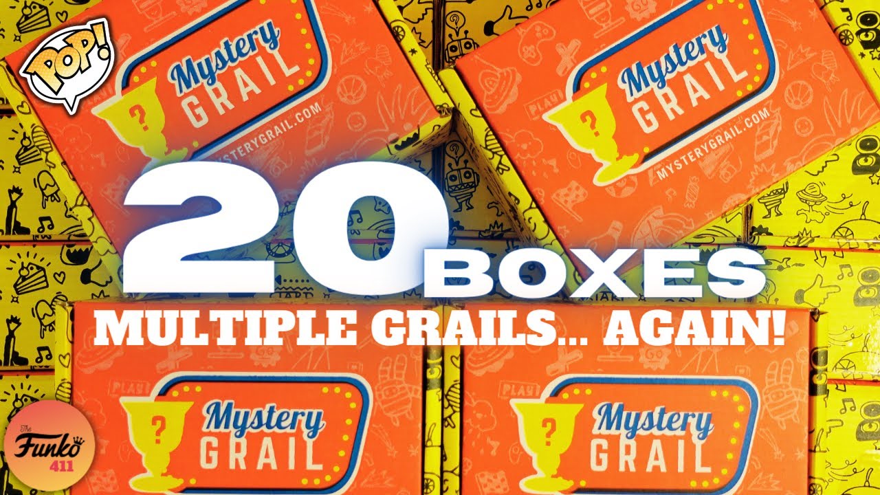 20 MYSTERY GRAIL BOXES AGAIN MULTIPLE GRAIL FUNKO POPS Ranking 