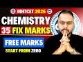 MHT CET 2026😱🚨| Chemistry= 35 Free Marks🔥| 98 Percentile 100% Guaranteed😱| #mhtcet2026 Attempt 1 & 2