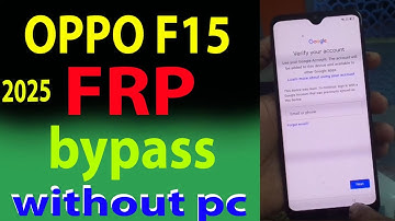 OPPO F15 frp bypass without pc 2025.