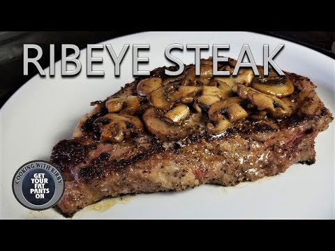 rib-eye-steaks-with-mushrooms---blackstone-griddle