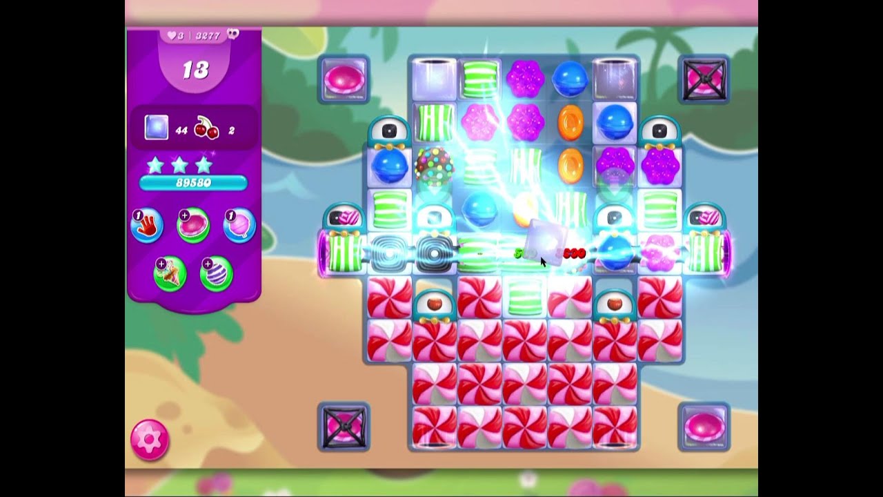 4 UFOs Candy Crush Saga Level 3277 YouTube