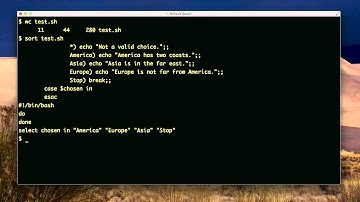 sort uniq and wc word count (unix file utilities)