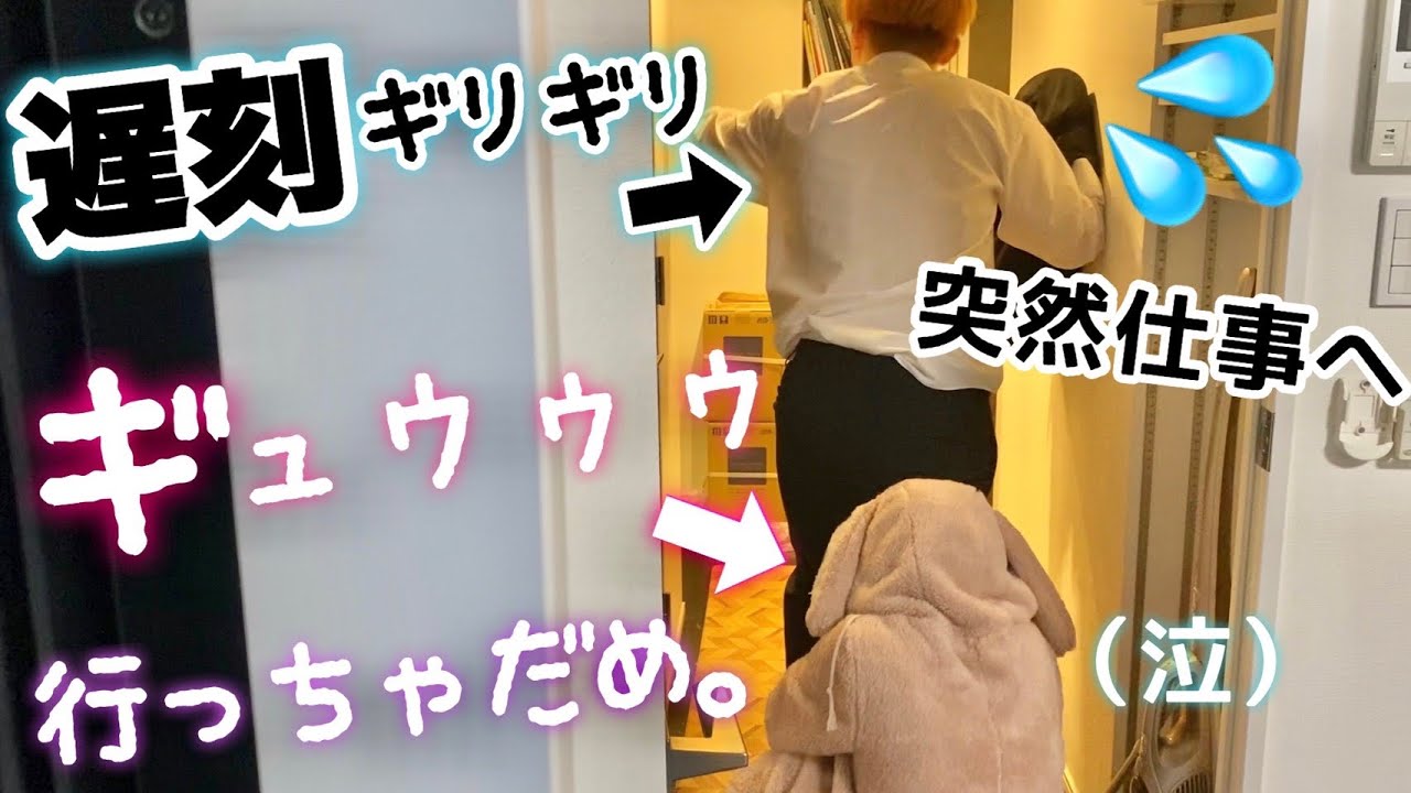 遅刻確定 出勤間際の置いてかれる彼女が駄々こねて可愛い Youtube