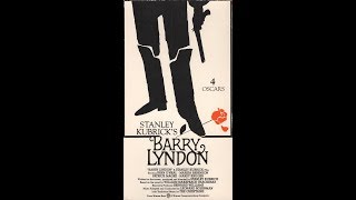 Opening To Barry Lyndon Canadian Copy 1987 Vhs Tape A