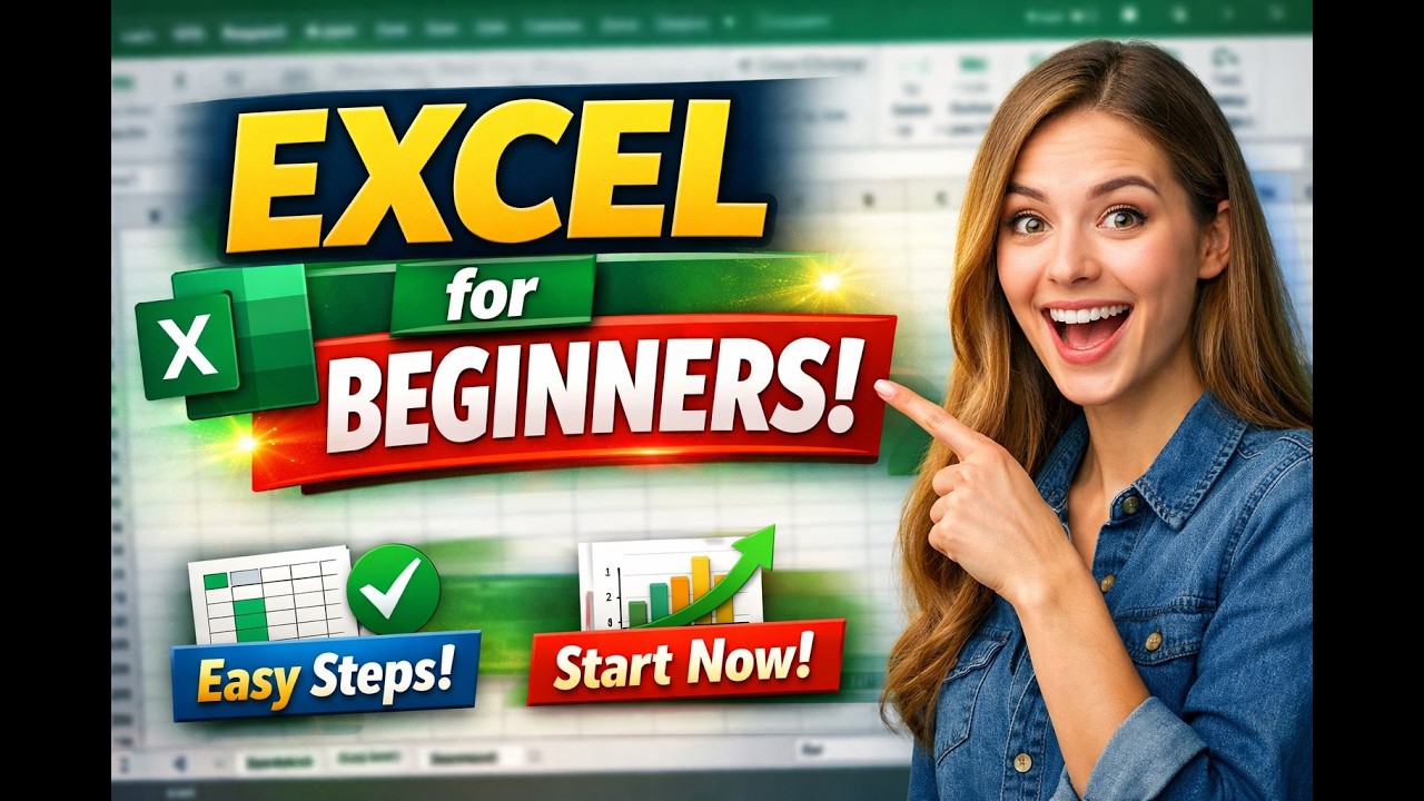 Excel Tutorial for Beginners 🔥 | Get Started with Excel (Step-by-Step ...