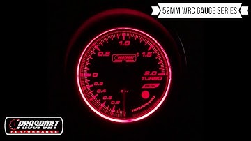 PROSPORT 52mm gauge WRC Series (3 colors display)