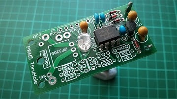 New PCBs from JLCPCB - PWM5 ThruHole - Partial Assembly