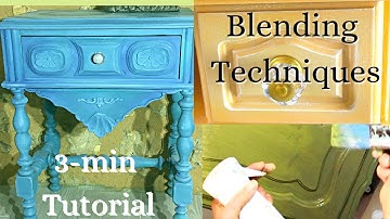 How To Blend Chalk Paint / 3 min Tutorial