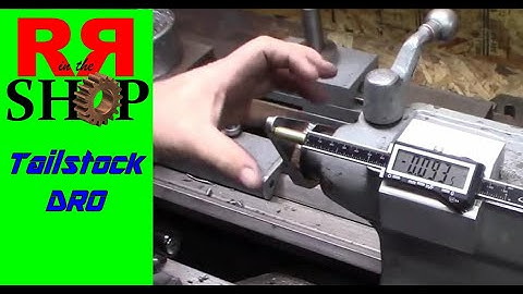 How To Make a Lathe Tailstock Digital Scale | Tail Stock DRO