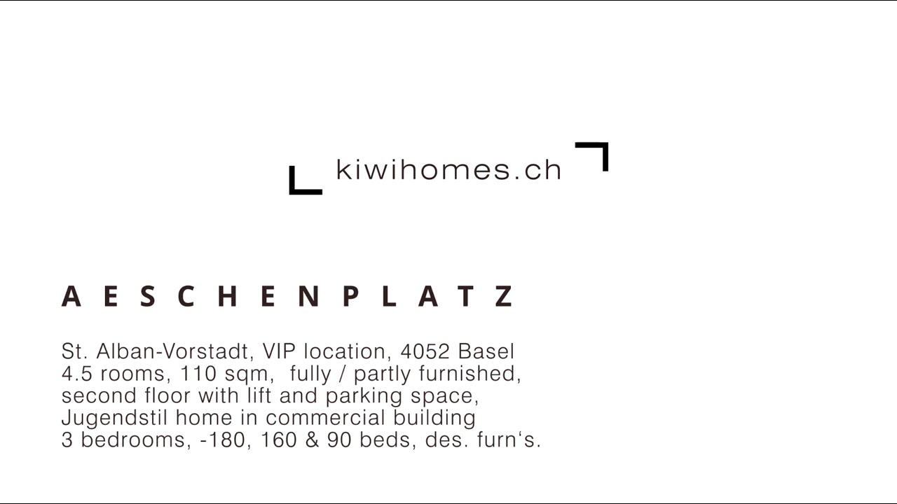 Basel  -  St.Alban Vorstadt  - 4.5 rooms