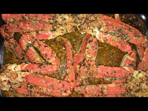 HOW TO DO GARLIC BUTTERY SNOW CRABS