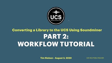Using Soundminer to Build a UCS Library - 02. Workflows