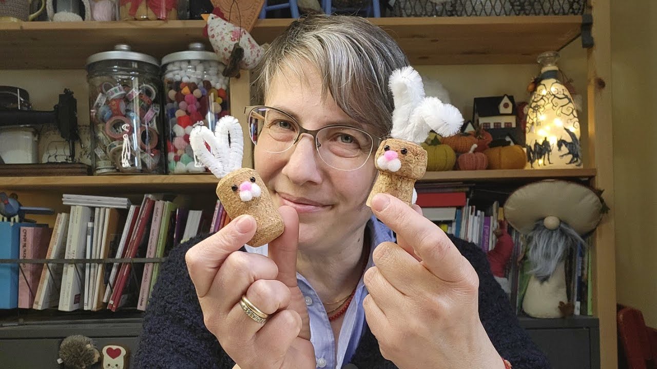 Пасхальный кролик своими руками: креативная переработка пробок