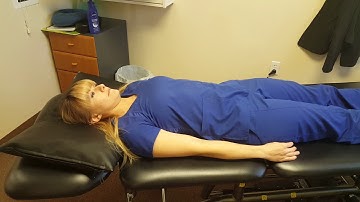 Supine scap retraction