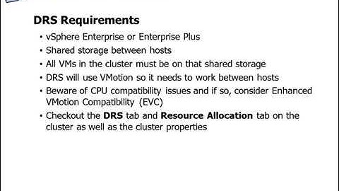 Lesson 23   Performance Optimization with Distributed Resource Scheduler DRS  vmware vsphere