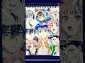 CV:梅田修一郎の演じたキャラ9選描いてみた！！！#drawing #drawingchallenge #一発描き #声優 #梅田修一郎