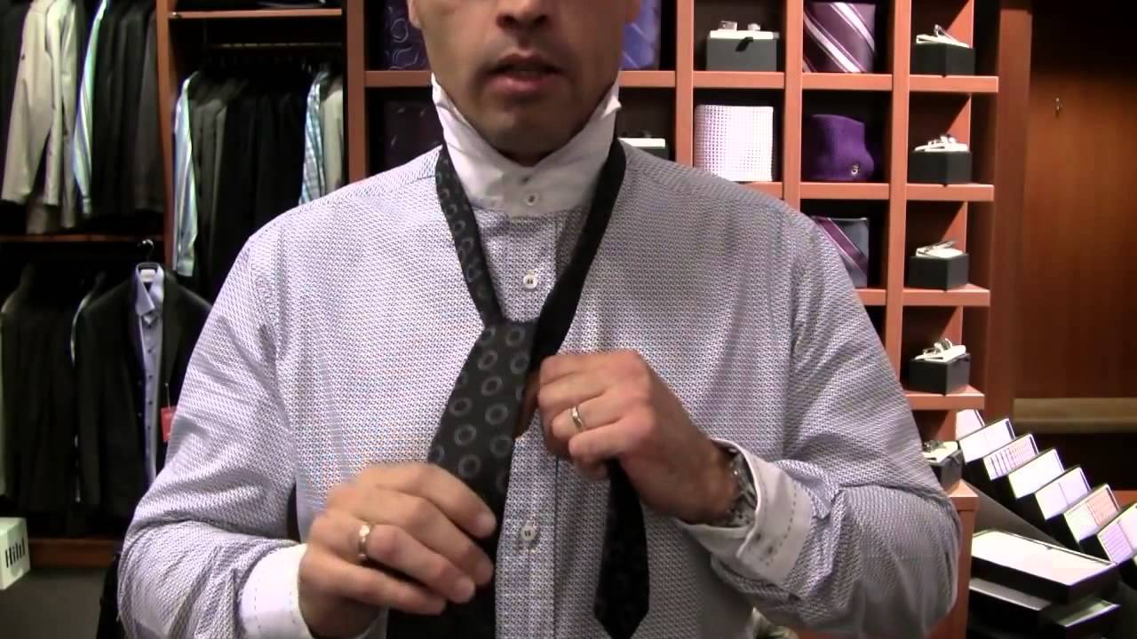 Stropdas knopen basic (enkelvoudige windsor)