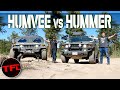 Old vs Older - Can a Civilian Hummer H2 Keep Up with a Military HUMVEE Off-Road?