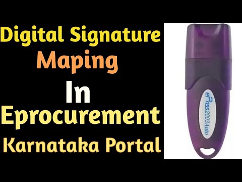 How to Maping  Or Register Digital Signature To Eprocurement Portal