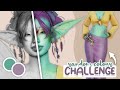 Can i make a sim using only random colours  sims 4 create a sim challenge