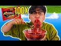 Do Not Eat 100x SPICY FIRE KOREAN NOODLES~!!