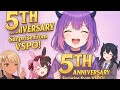 【ENG SUB/ Vspo/ Clip】VSPO girls surprise Towa-sama for her 5th Anniversary — wholesome mayhem!