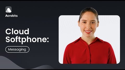 Cloud Softphone Multi Party Messaging