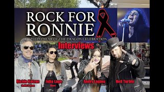 Richie Kotzen, Julia Lage (Vixen) & Andry Lagiou Interviews at Rock for Ronnie 2024- By Neil Turbin