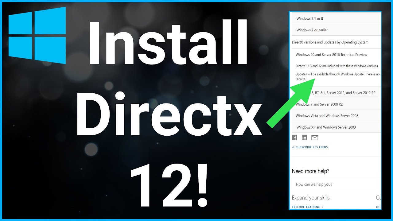 How To Install Directx 12 On Windows 10 