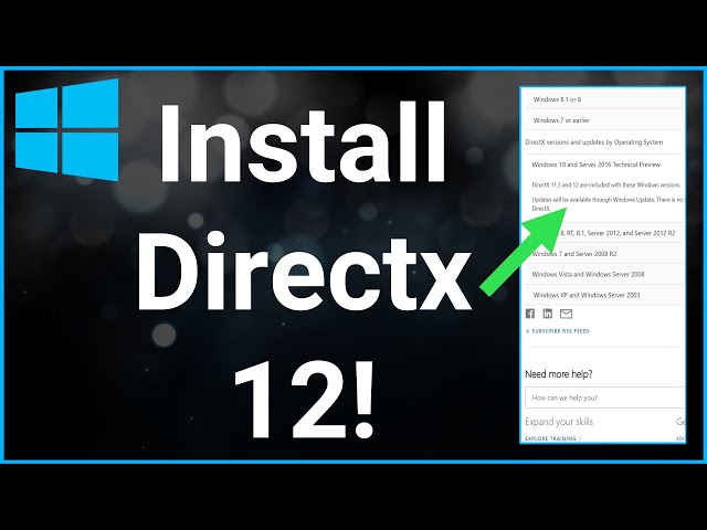 Is there any way to uninstall DirectX 12 from Windows 10 and