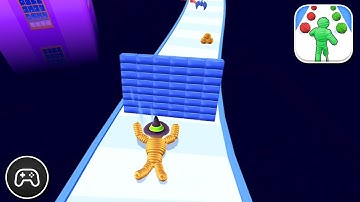 Rope Man Run - Gameplay Walkthrough Part 24 - Basic Solution Levels 201-204 (iOS, Android)