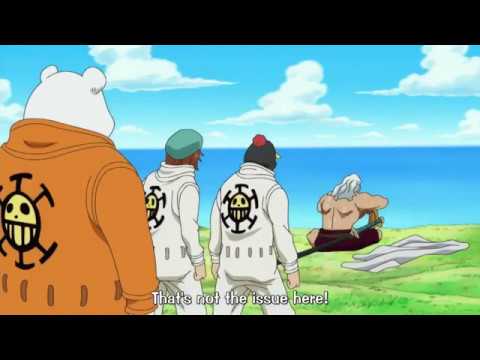 One piece: Rayleigh killed  sea king inside the water and Heart Pirate reaction 1080p