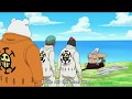 One piece rayleigh killed  sea king inside the water and heart pirate reaction 1080p