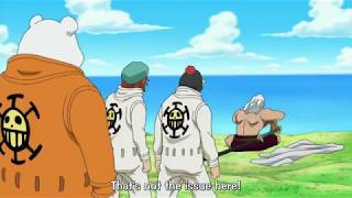 One Piece Rayleigh Killed Sea King Inside The Water And Heart Pirate Reaction 1080P