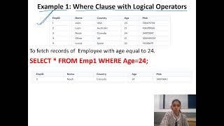 Where Clause with first and second Example #mysql #sql #mysqltutorials #mysqldatabase #sqlqueries