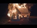 Burning Dollhouse Fireplace Yule Log with Music (Full HD)