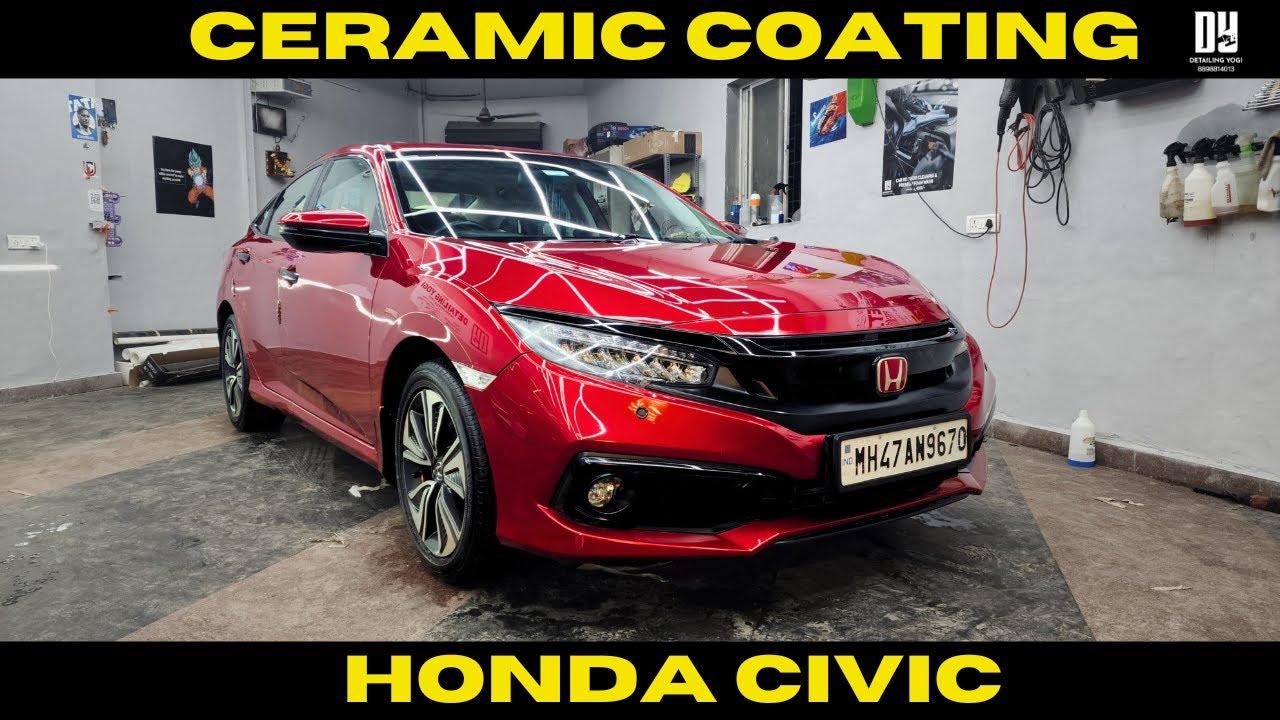 Civic Makeover: Dechrome, Detailing, & Ceramic Coating!