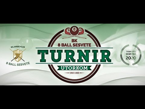 8 BALL SESVETE – 9. TURNIR UTORKOM 2021.11.02. 10-BALL