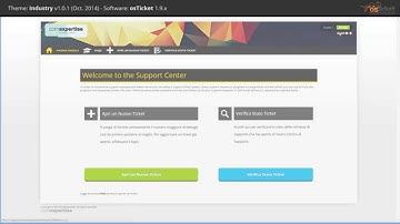 osTicket 1.9.x - INDUSTRY THEME - Professional clean theme for osTicket