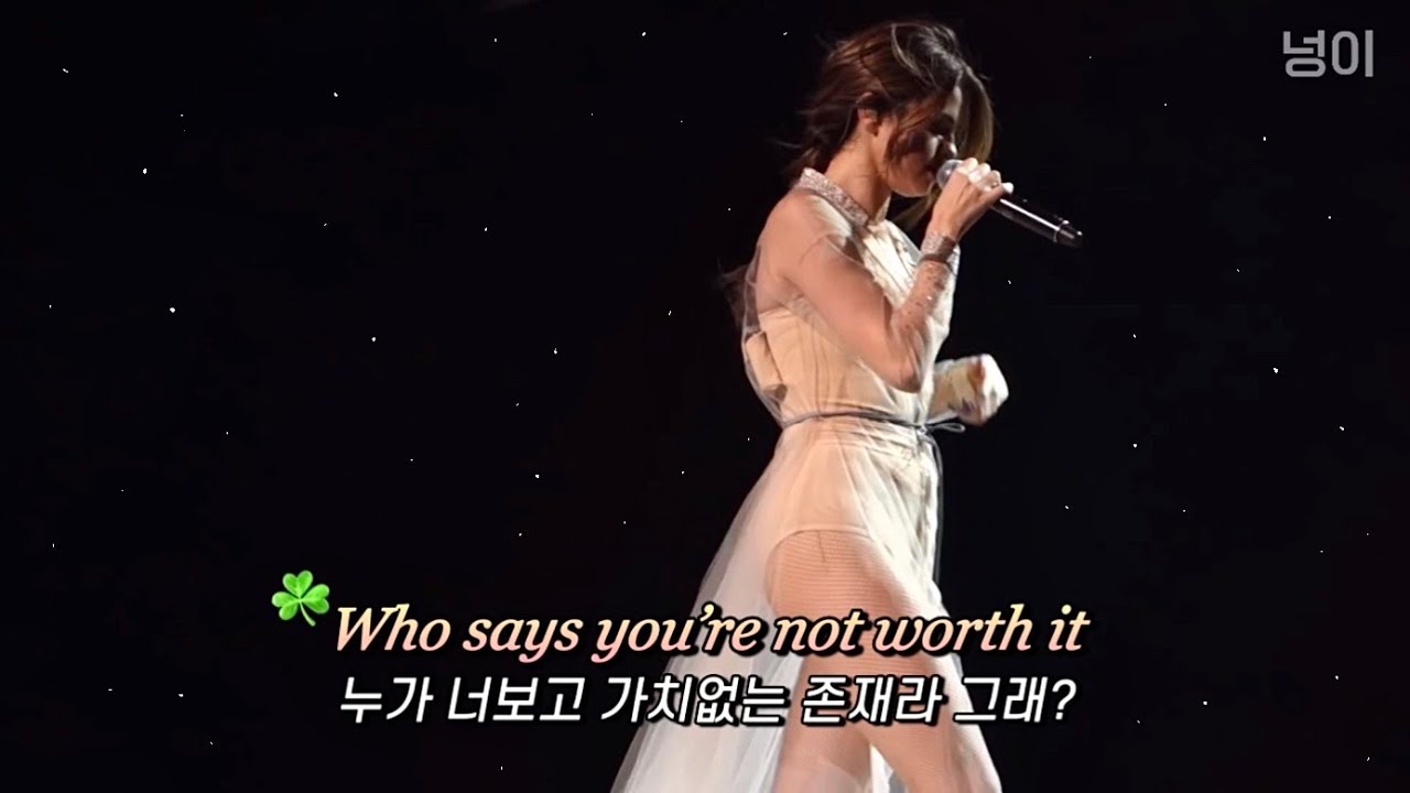 🌷그대는 존재 자체로도 충분히 아름다워요 : Selena Gomez - Who Says [번역/가사/해석/lyrics] 셀레나 고메즈 (캐나다 몬트리올 라이브 공연)